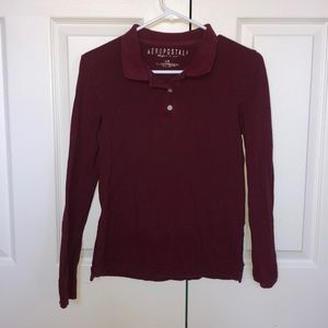 long sleeve polo shirt